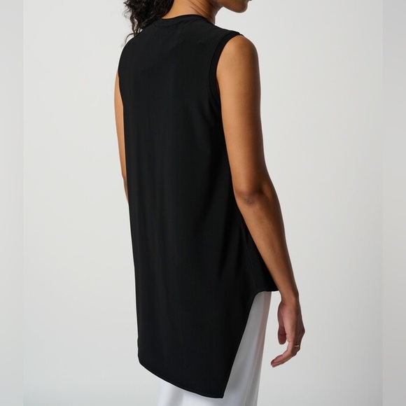 JOSEPH RIBKOFF Asymmetrical V-Neck Blouse - Picture 7 of 7
